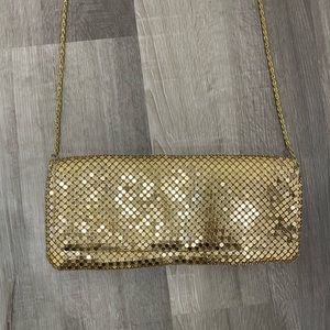 Gold crossbody purse